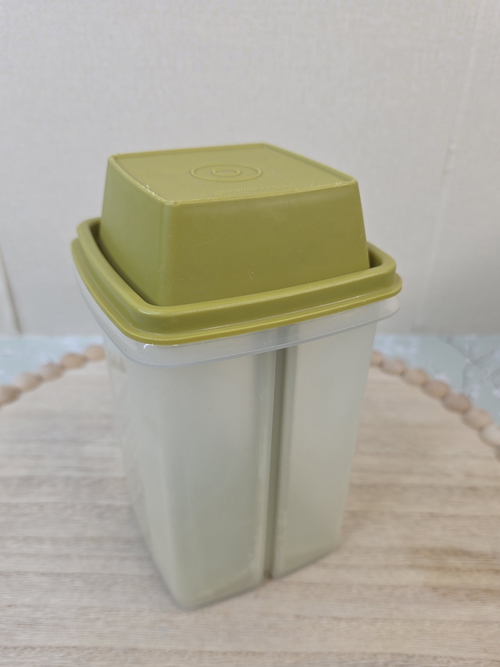 Vintage Tuperware Olive Green Pick A Deli